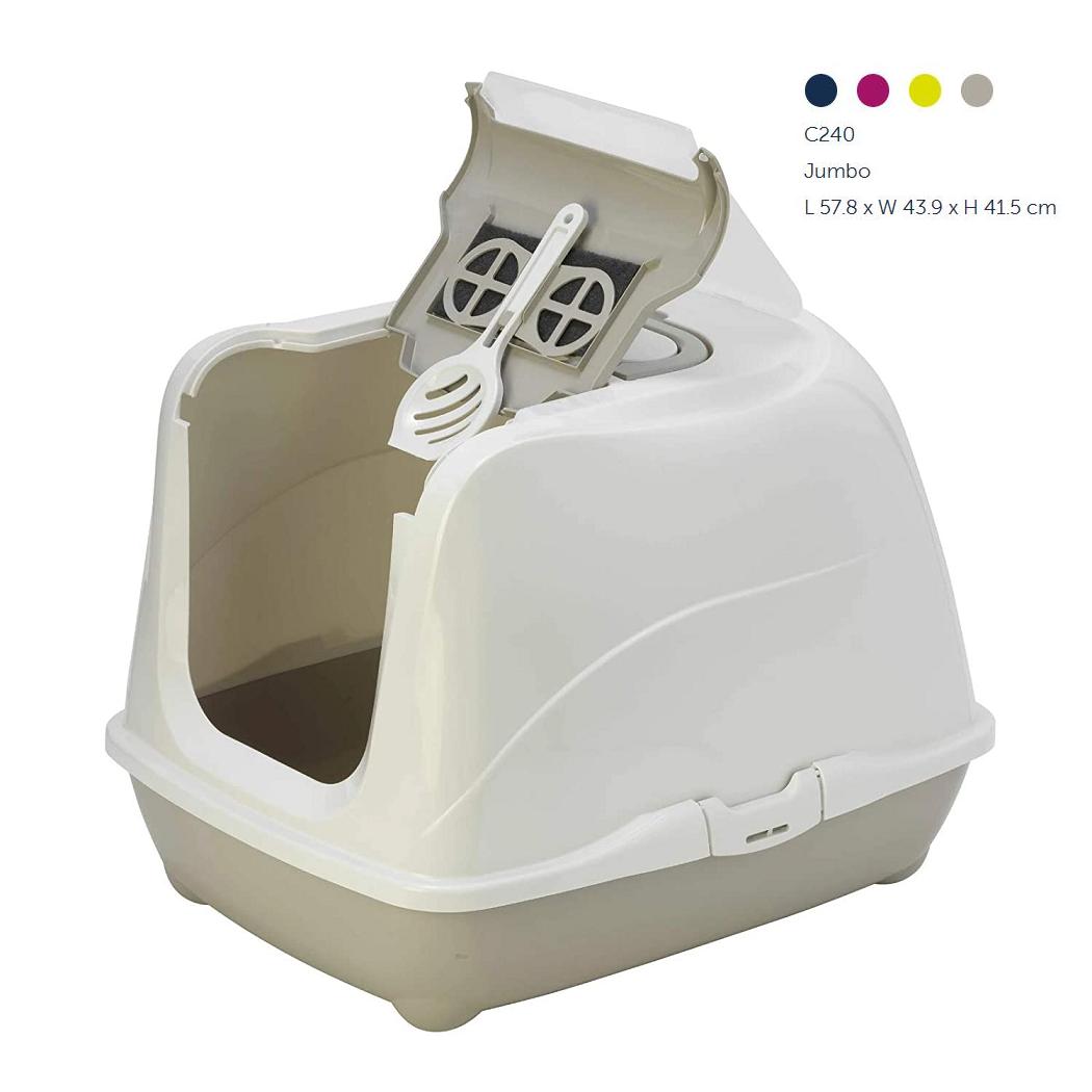 Moderna Flip Cat Jumbo закрытый туалет для кошек 58 х 45 х 42 см (C240)